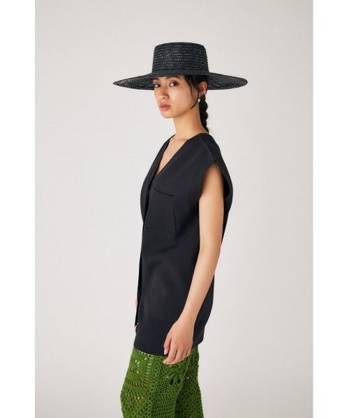 M_（エムアンダーバー）の「【M_】KNIT ベスト（ベスト・レディース・ブラック/グリーン/レッド・FREE）」の7枚目の写真