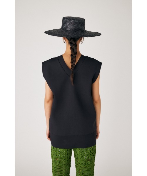 M_（エムアンダーバー）の「【M_】KNIT ベスト（ベスト・レディース・ブラック/グリーン/レッド・FREE）」の8枚目の写真