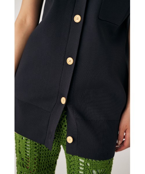 M_（エムアンダーバー）の「【M_】KNIT ベスト（ベスト・レディース・ブラック/グリーン/レッド・FREE）」の13枚目の写真