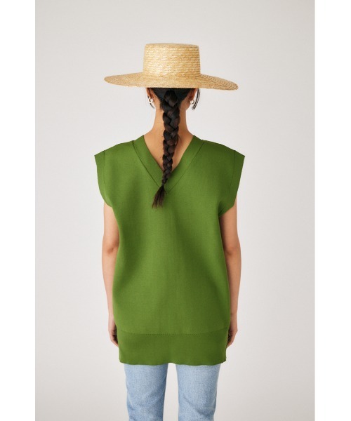 M_（エムアンダーバー）の「【M_】KNIT ベスト（ベスト・レディース・ブラック/グリーン/レッド・FREE）」の19枚目の写真