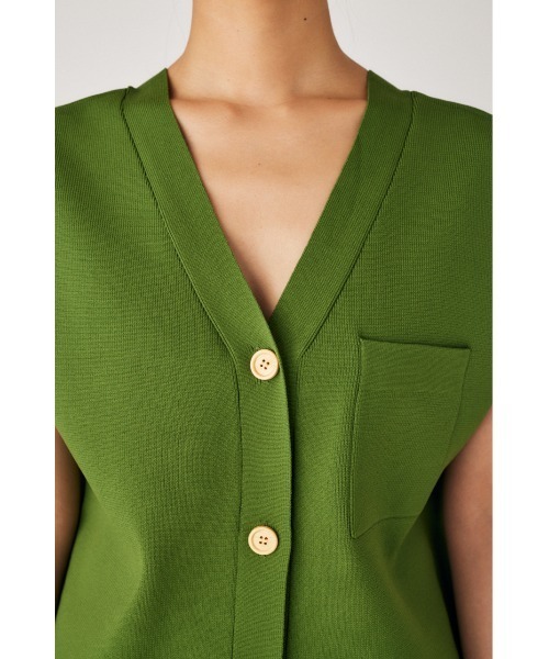 M_（エムアンダーバー）の「【M_】KNIT ベスト（ベスト・レディース・ブラック/グリーン/レッド・FREE）」の22枚目の写真