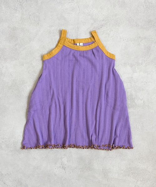 CALMIA（カルミア）の「メローキャミワンピース(90～150cm)（ワンピース・キッズ・ブラック/ラベンダー/ライトグリーン・90/100/110/120/130/140/150）」の3枚目の写真