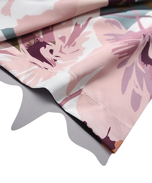 HOOK（フック）の「【HOOK】古着風総柄ビッグアロハシャツ (SS)（シャツ/ブラウス・メンズ・ピンク/ダークグリーン/ライトベージュ/ブルー系その他2/ライトブルー/ホワイト・XL/M/L）」の11枚目の写真