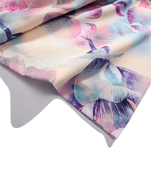 HOOK（フック）の「【HOOK】古着風総柄ビッグアロハシャツ (SS)（シャツ/ブラウス・メンズ・ピンク/ダークグリーン/ライトベージュ/ブルー系その他2/ライトブルー/ホワイト・XL/M/L）」の21枚目の写真