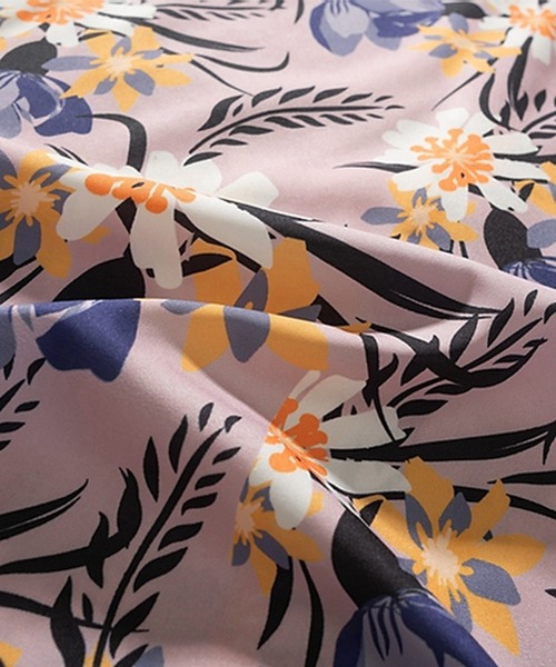 HOOK（フック）の「【HOOK】古着風総柄ビッグアロハシャツ (SS)（シャツ/ブラウス・メンズ・ピンク/ダークグリーン/ライトベージュ/ブルー系その他2/ライトブルー/ホワイト・XL/M/L）」の7枚目の写真