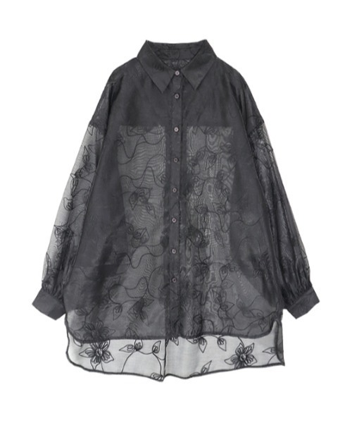 AMAIL(アマイル)の「Almond flower shirt(シャツ/ブラウス・レディース・アイボリー/ブラック・FREE)」の12枚目の写真