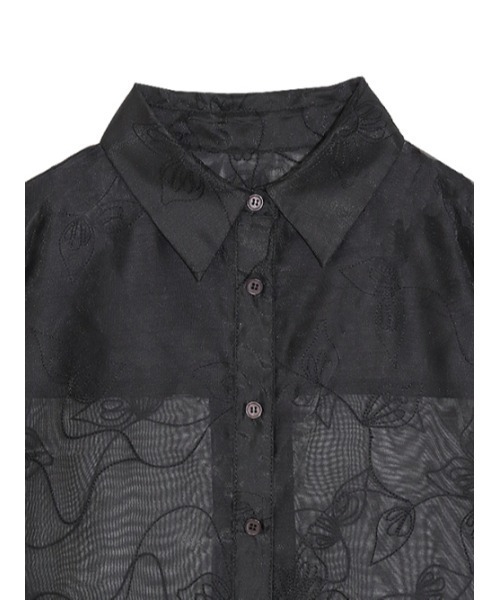 AMAIL(アマイル)の「Almond flower shirt(シャツ/ブラウス・レディース・アイボリー/ブラック・FREE)」の16枚目の写真