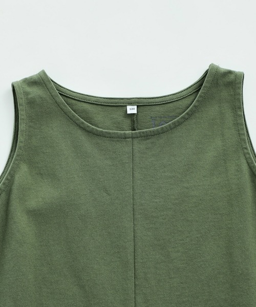 Lee(リー)の「【Lee OUTDOORS】【110/130/150cm】キッズ ノースリーブドレス 親子お揃いコーデ可(ワンピース・キッズ・ベージュ/オリーブ/ホワイト・150/130/110)」の15枚目の写真