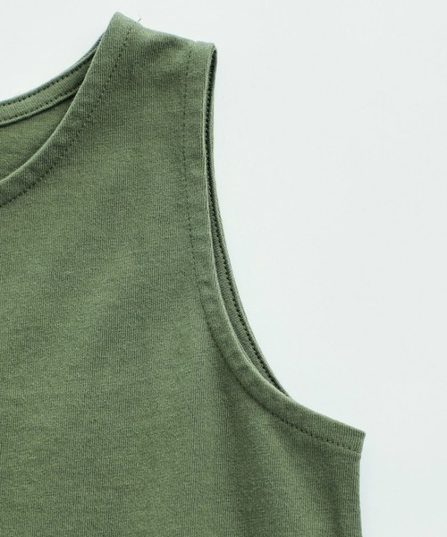 Lee(リー)の「【Lee OUTDOORS】【110/130/150cm】キッズ ノースリーブドレス 親子お揃いコーデ可(ワンピース・キッズ・ベージュ/オリーブ/ホワイト・150/130/110)」の16枚目の写真