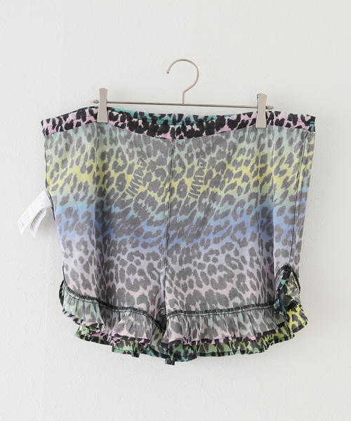 U by SPICK&SPAN（ユーバイスピックアンドスパン）の「【GANNI / ガニー】Light Cotton Ruffle Shorts（その他パンツ・レディース・ブルー・FREE）」の13枚目の写真