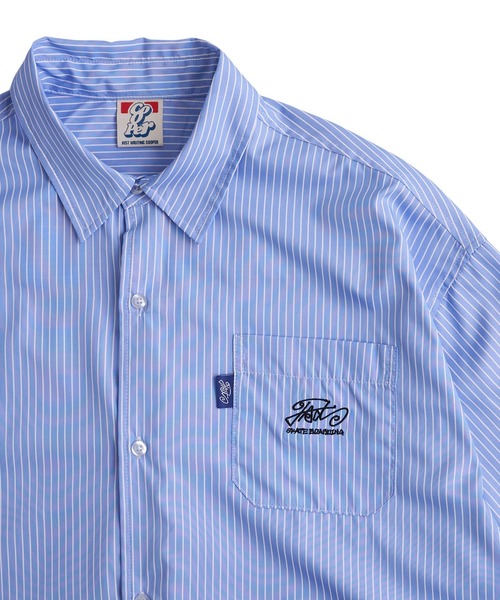 WHO'S WHO gallery（フーズフーギャラリー）の「COOPER FACT スーパービッグストライプシャツ（シャツ/ブラウス・メンズ・ホワイト系その他/ブルー系その他・FREE）」の14枚目の写真