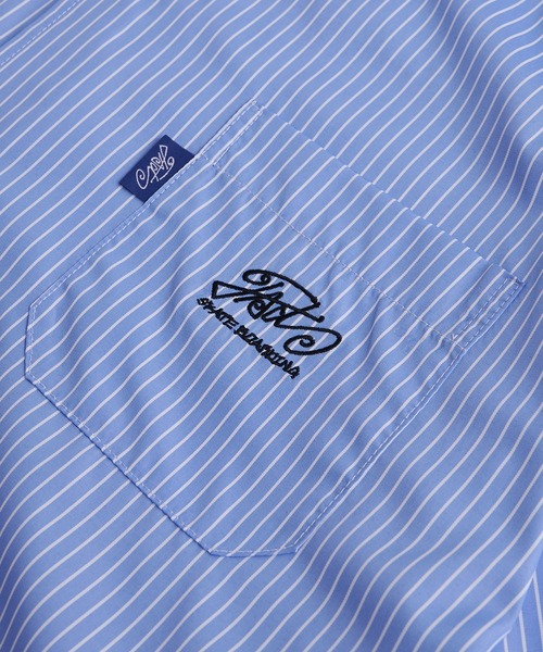 WHO'S WHO gallery（フーズフーギャラリー）の「COOPER FACT スーパービッグストライプシャツ（シャツ/ブラウス・メンズ・ホワイト系その他/ブルー系その他・FREE）」の10枚目の写真