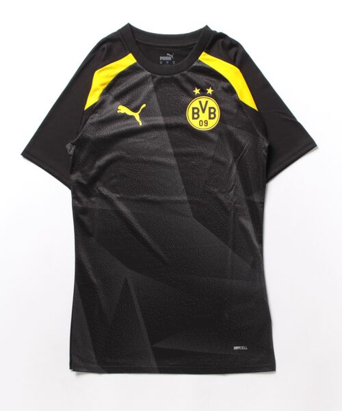 PUMA(プーマ)の「PUMA プーマ メンズ ドルトムント 2023-24 プレマッチ シャツ(Tシャツ/カットソー・メンズ・ブラック×イエロー・LARGE/MEDIUM/SMALL/X-LARGE/X-SMALL)」の8枚目の写真