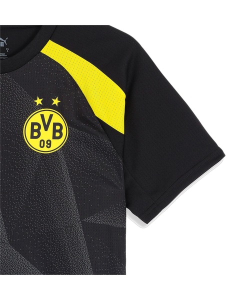 PUMA(プーマ)の「PUMA プーマ メンズ ドルトムント 2023-24 プレマッチ シャツ(Tシャツ/カットソー・メンズ・ブラック×イエロー・LARGE/MEDIUM/SMALL/X-LARGE/X-SMALL)」の4枚目の写真