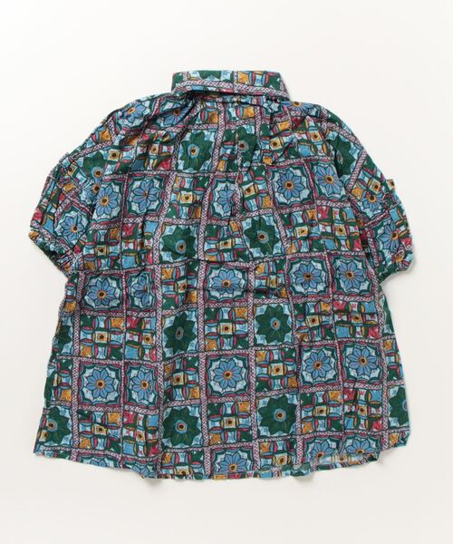 sandy（サンディー）の「【sandy】プリントレギュラーカラーシャツ（Tシャツ/カットソー・レディース・ブルー/グリーン/その他・FREE）」の4枚目の写真