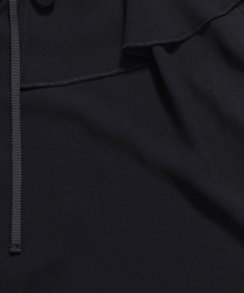 Andemiu（アンデミュウ）の「フリルリボンブラウス966020（シャツ/ブラウス・レディース・ブラック/オフホワイト/キャメル・FREE）」の22枚目の写真