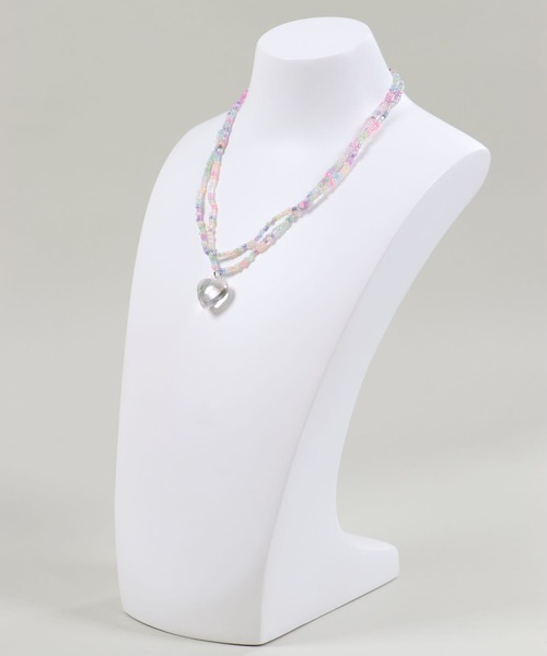装いを上品に彩るパステルカラーのネックレス 楽天市場】作品♪z645-01カラフルネックレス公開日 2024/03/04 : 毛糸