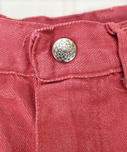 VINTAGE（ヴィンテージ）の「【ヴィンテージ古着】カラーデニムパンツ レッド（デニムパンツ・レディース・レッド・SMALL）」の6枚目の写真
