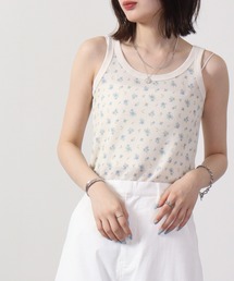 JEMORGAN | JEMORGAN ワッフル花柄タンクトップ（パック入り）(タンクトップ)