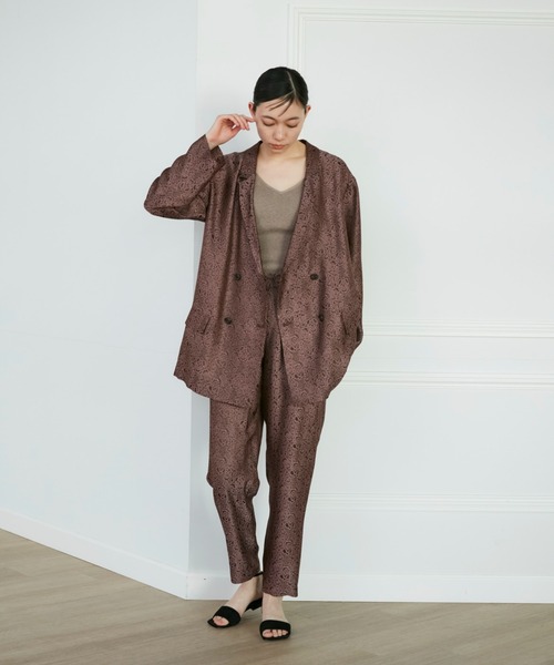 INED（イネド）の「フラワージャガードジャケット《la veille by