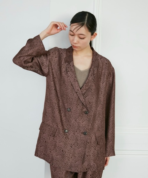 INED（イネド）の「フラワージャガードジャケット《la veille by