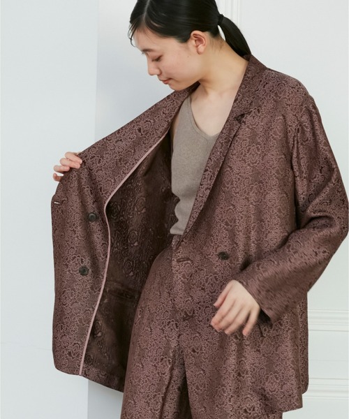 INED（イネド）の「フラワージャガードジャケット《la veille by