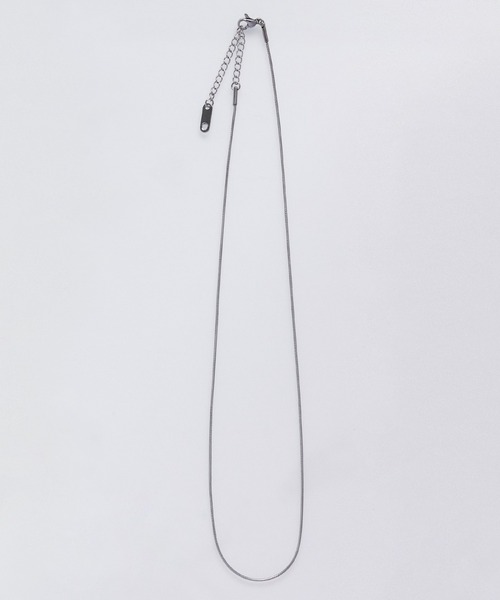 Phoebe(フィービィー)の「≪雑誌掲載≫【金属アレルギー対応】エレチェーンネックレス/全長:41cm+5cm/サージカルステンレス(ネックレス・レディース・シルバー/イエローゴールド・FREE)」の10枚目の写真