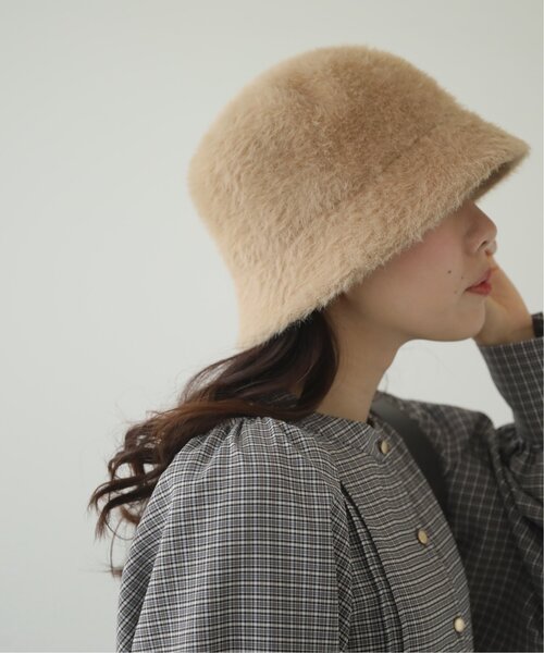 RAY CASSIN（レイカズン）の「カタログ掲載/シャギーバケットハット（ハット・レディース・キナリ/ベージュ/ブラック/グリーン・FREE）」の11枚目の写真