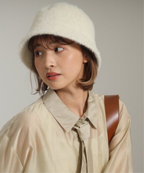 RAY CASSIN（レイカズン）の「カタログ掲載/シャギーバケットハット（ハット・レディース・キナリ/ベージュ/ブラック/グリーン・FREE）」の17枚目の写真