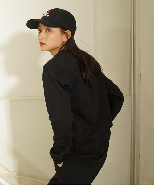 HANES(ヘインズ)の「【HANES/ヘインズ】BEEFY ワンポイント ロングTシャツ H8-X40 ビーフィー ロンT ヘビーウェイト ユニセックス コットン100%(Tシャツ/カットソー・メンズ・ホワイト/ブラック/グレー/ネイビー・MEDIUM/LARGE/X-LARGE/SMALL)」の18枚目の写真