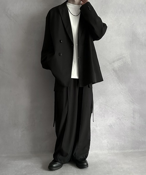 人気が高い SERACE】Loose silhouette ルーズ / jacket tailored double ジャケット・アウター