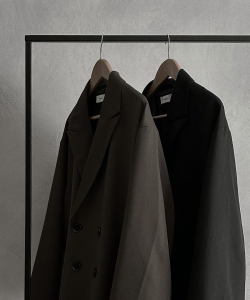 SERACE】Loose silhouette double tailored jacket / ルーズシルエット