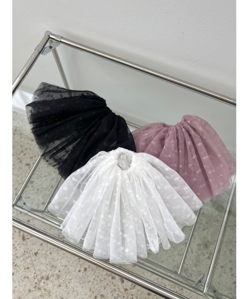 jumelle（ジュメロ）の「dotty big shushu（シュシュ・レディース・アイボリー/ピンク/ブラック・FREE）」の11枚目の写真