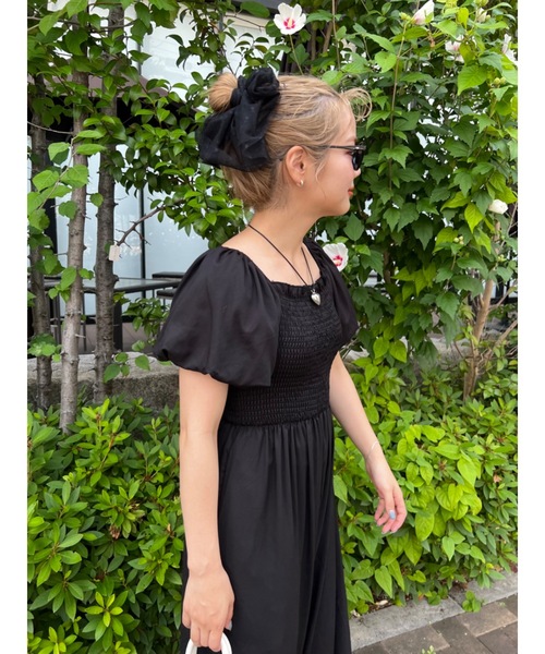 jumelle（ジュメロ）の「dotty big shushu（シュシュ・レディース・アイボリー/ピンク/ブラック・FREE）」の17枚目の写真