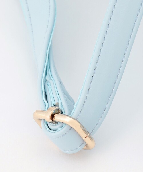 ANY（エニィ）の「リボン 合皮 リュックサック（ショルダーバッグ・キッズ・ライラック系8/ブラック系/サックスブルー系・F）」の8枚目の写真