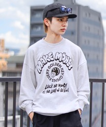 SPINNS | 【ユニセックスで着用可能】裏毛スウェット 8ボール(スウェット)