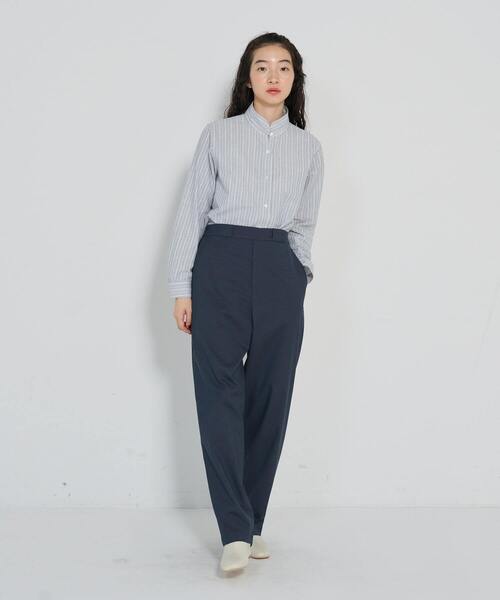 conges payes ADIEU TRISTESSE（コンジェ ペイエ アデュートリステス）の「ノータックパンツ（その他パンツ・レディース・ネイビー/カーキ/チャコールグレー・38）」の5枚目の写真