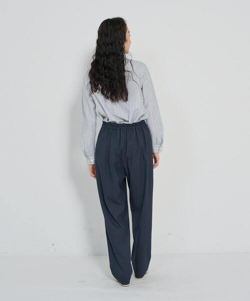 conges payes ADIEU TRISTESSE（コンジェ ペイエ アデュートリステス）の「ノータックパンツ（その他パンツ・レディース・ネイビー/カーキ/チャコールグレー・38）」の7枚目の写真