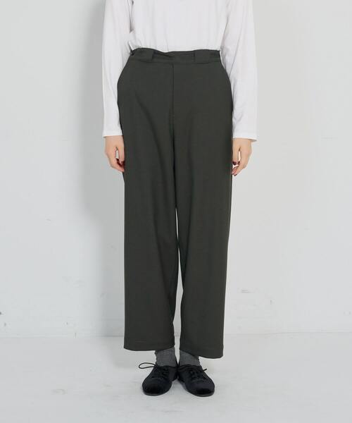 conges payes ADIEU TRISTESSE（コンジェ ペイエ アデュートリステス）の「ノータックパンツ（その他パンツ・レディース・ネイビー/カーキ/チャコールグレー・38）」の15枚目の写真