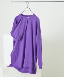 FREAK'S STORE（フリークスストア）の「限定展開　フットボール ロングスリーブ Tシャツ（ビッグシルエット/ロンT）（Tシャツ/カットソー・レディース）」