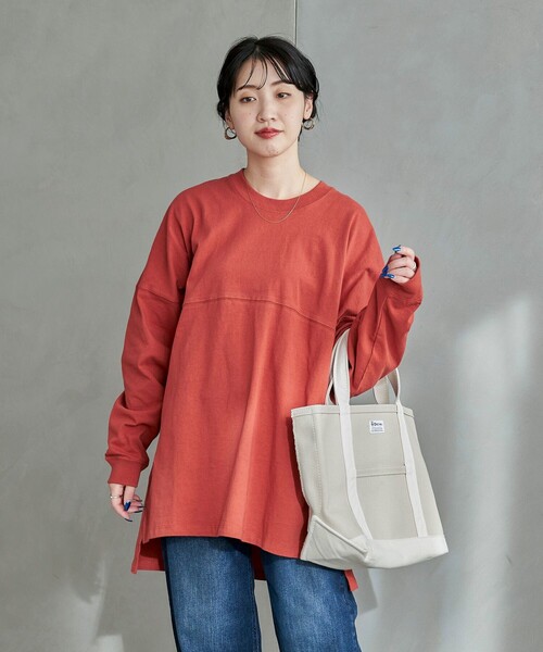 PHEENY　フットボールロングスリーブT セール】フットボールロングスリーブTシャツ（ユニセックス着用