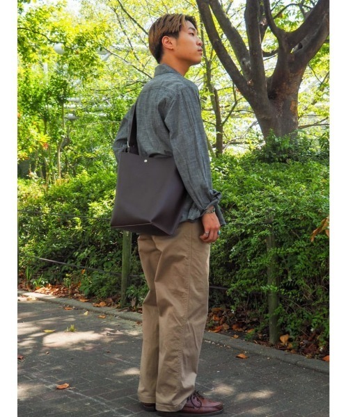 BACK NUMBER（バックナンバー）の「BACK NUMBER(バックナンバー)シャンブレーワークシャツ（シャツ/ブラウス・メンズ・ライトインディゴブルー/ダークグレー・L/XL/M）」の5枚目の写真