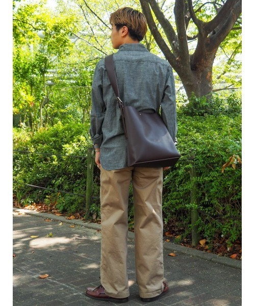 BACK NUMBER（バックナンバー）の「BACK NUMBER(バックナンバー)シャンブレーワークシャツ（シャツ/ブラウス・メンズ・ライトインディゴブルー/ダークグレー・L/XL/M）」の6枚目の写真