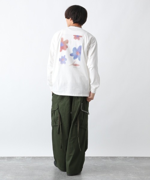 RAGEBLUE（レイジブルー）の「天竺/バックプリントフォトTシャツ（Tシャツ/カットソー・メンズ・ダークグリーン/ワインレッド/ホワイト/ブラック・LARGE/MEDIUM）」の5枚目の写真