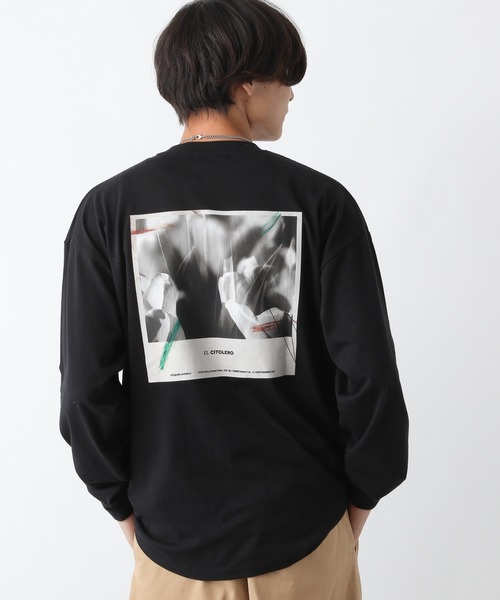 RAGEBLUE（レイジブルー）の「天竺/バックプリントフォトTシャツ（Tシャツ/カットソー・メンズ・ダークグリーン/ワインレッド/ホワイト/ブラック・LARGE/MEDIUM）」の22枚目の写真