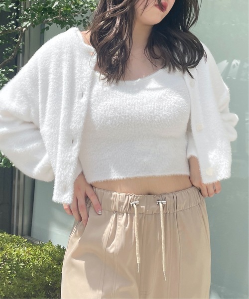 one way（ワンウェイ）の「ミンクフェザーカーディガン（カーディガン/ボレロ・レディース・ホワイト/レッド/ブラック/グレー・FREE）」の19枚目の写真