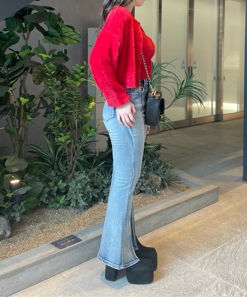 one way（ワンウェイ）の「ミンクフェザーカーディガン（カーディガン/ボレロ・レディース・ホワイト/レッド/ブラック/グレー・FREE）」の13枚目の写真