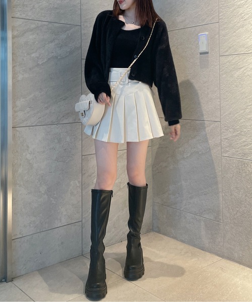 one way（ワンウェイ）の「ミンクフェザーカーディガン（カーディガン/ボレロ・レディース・ホワイト/レッド/ブラック/グレー・FREE）」の21枚目の写真