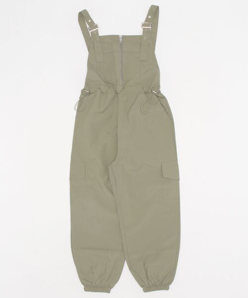 aimoha（アイモハ）の「ジッパーカジュアルサロペット（サロペット/オーバーオール・レディース・グリーン/ブラック・FREE）」の18枚目の写真