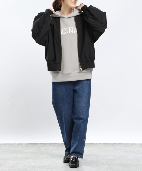 GLOBAL WORK Smile Seed Store（グローバルワーク スマイルシードストア）の「撥水MA-1（MA-1・レディース・ライトブラウン/ブラック/ベージュ/ライトカーキ・MEDIUM/SMALL/LARGE/X-LARGE）」の5枚目の写真